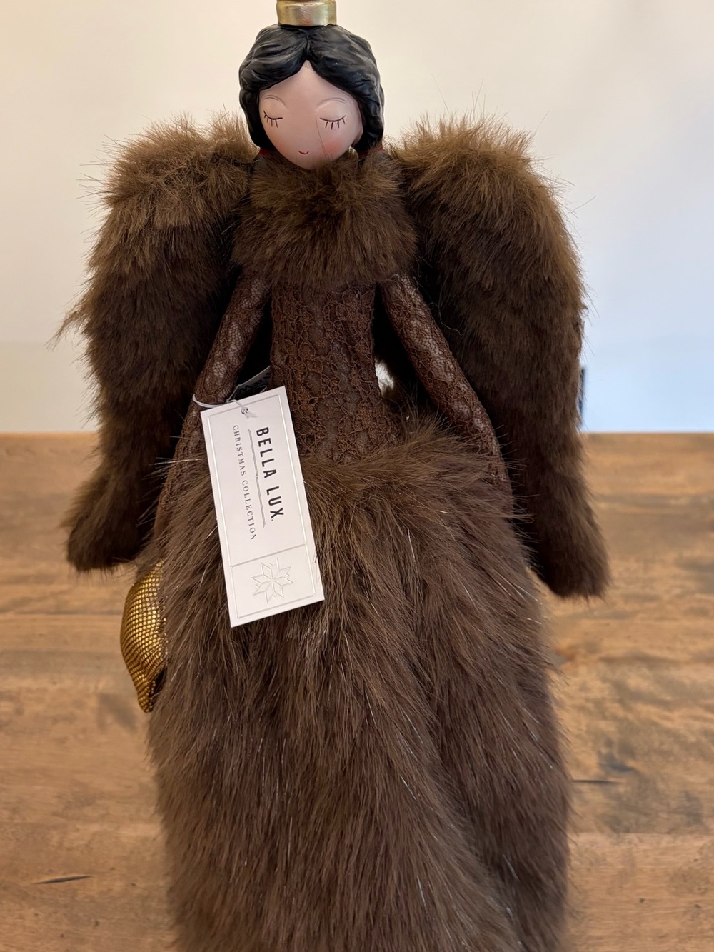 Bella Lux Christmas Angel Viral Chocolate “Mink” VHTF - Picture 2 of 15